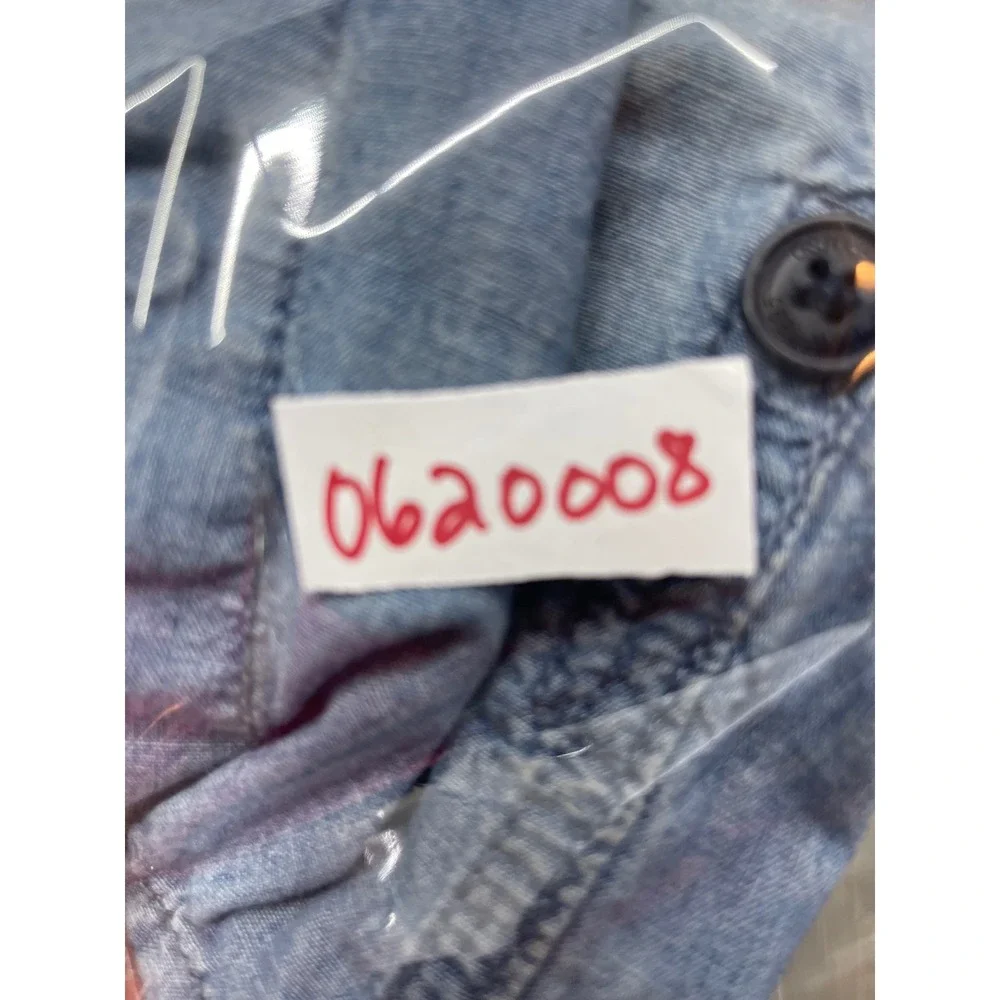 OshKosh Bgosh Baby Boy Light Wash Denim Bib Overalls 12M 1H245610 Blue
